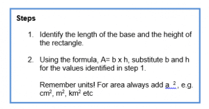 Area and Perimeter example 1.4