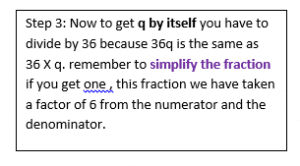 Solving Linear Equations with Fractions example 1.6