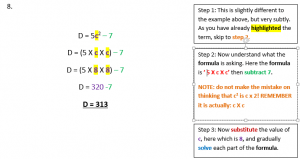solving formula example 3
