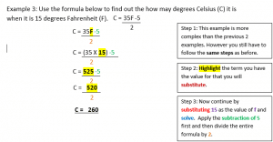 solving formula example 4