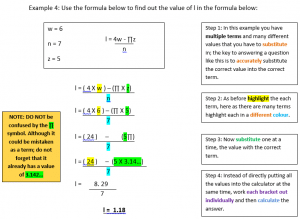 solving formula example 5